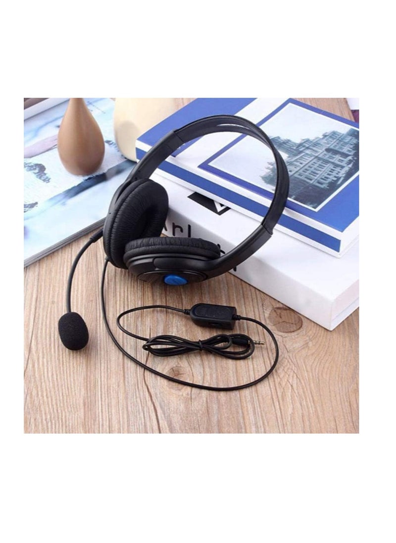 Generic - Wired Gaming Headset Headphones with Microphone for PlayStation - Image 1