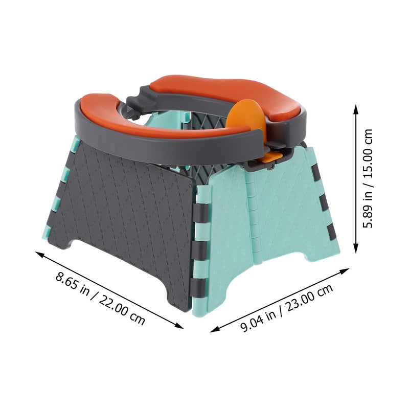 Foldable Portable Travel Toilet with Cleaning Bags Compact for Outdoor Camping Car Use - Image 4