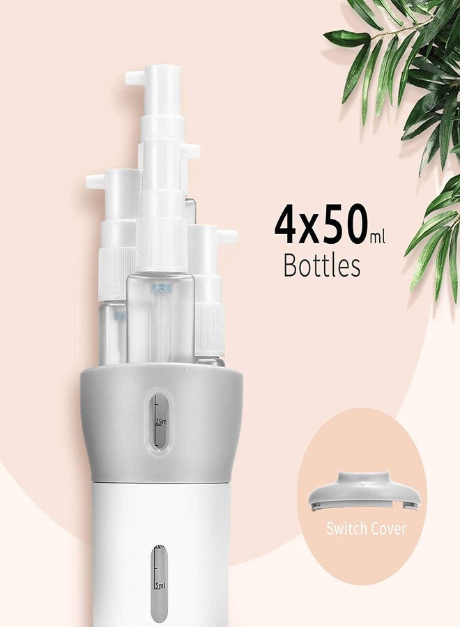 LABROS 4 in 1 Travel Dispenser Cosmetic Travel Containers Bottle Set Leak Proof Travel Size 200 Ml - Image 4