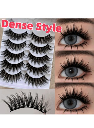 Natural False Eyelashes Wispy Cat Eye Lashes Reusable Self-Adhesive Eyelashes Fluffy Pack 3D Strip Short Volume Fake Eyelashes 10 Pack Special - pzsku/Z079AC2B61D0B1808E8F2Z/45/_/1736659750/552e8c70-10ac-4a14-a45a-848ba75f4c5b
