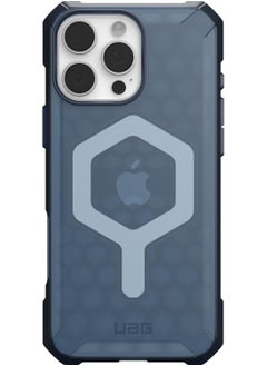 Urban Armor Gear UAG Essential Armor MagSafe for iPhone 16 Pro Max Case Cover [16 Feet Drop tested]  - Cloud Blue  - Image 4