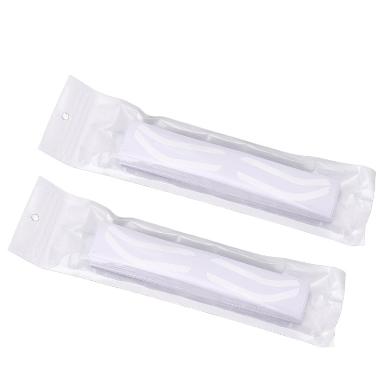 100 Sheet Brow Stencil Stickers Disposable Safe Hygienic Shaping Positioning Adhesive Eyebrow Template Stickers for Microblading Artist C Type - Image 5