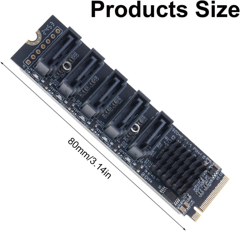 Upgrades PH56 to 5Port Expansion Card Multipliers Card from Single Interfaces for Large Capacity Need Speed Data Transfer - Image 3