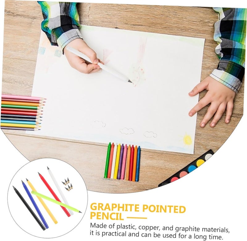 أقلام رسم أوتانايا إيفرلاستينج (Outanaya Everlasting Pencil Drawing Pencils)، لا حاجة لشحذها، مناسبة للأولاد والبنات، بدون حاجة إلى حبر. - Image 3