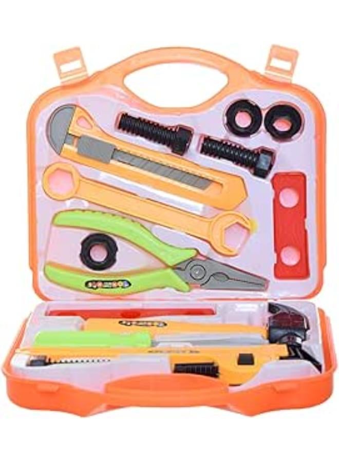 مجموعة ألعاب محاكاة أدوات المهندس 12 قطعة 29X22X22سم متعددة الألوان