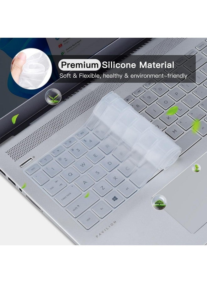 Saco Silicone Skin Laptop Keyboard Protector Cover Compatible for HP 15s gr Series 15s-gr0009au | 15s-gr0010au | 15s-gr0011au 15.6 Inch Laptop - Transparent - Image 5