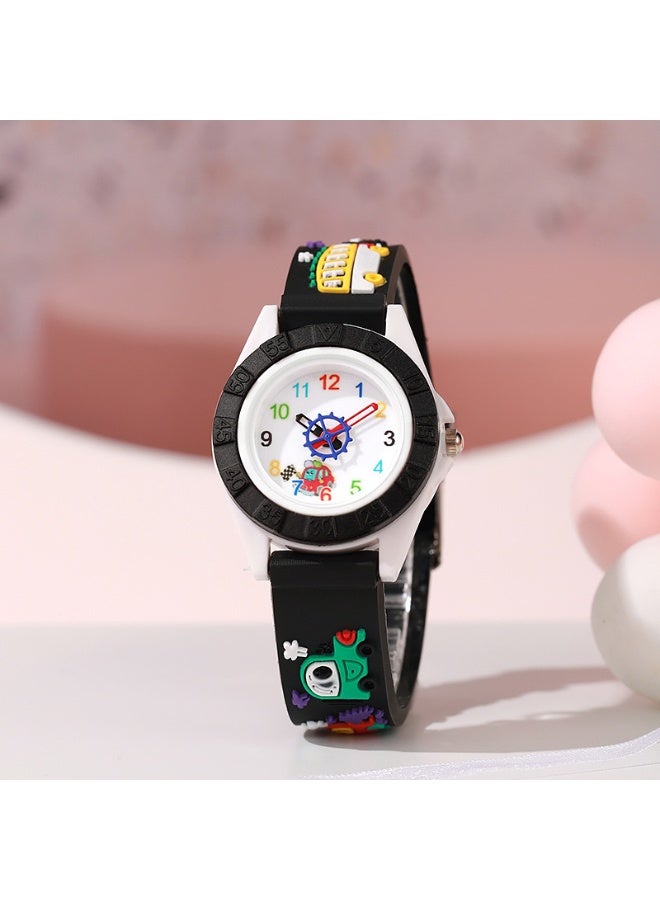 Mark Fairwhale New Silicone Cartoon Quartz Watch 