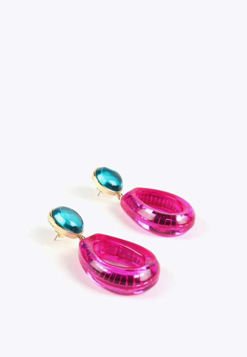 Lola Casademunt Colourful two-piece earrings 022 U