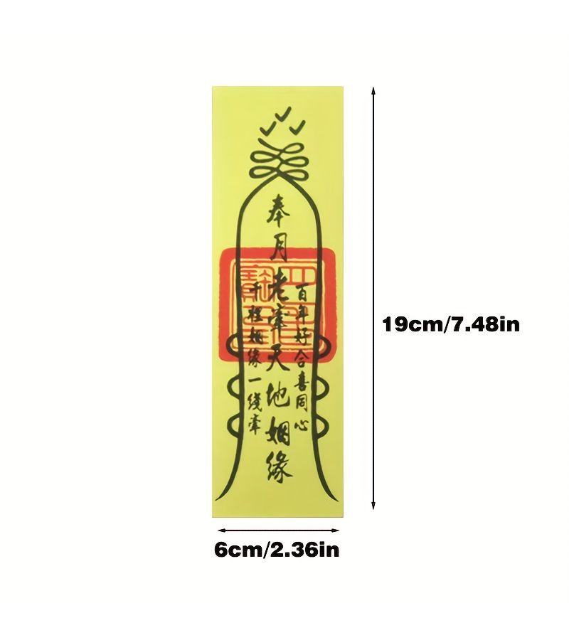 Set Of 6 Traditional Chinese Amulets For Prosperity Luck Peace - Image 5