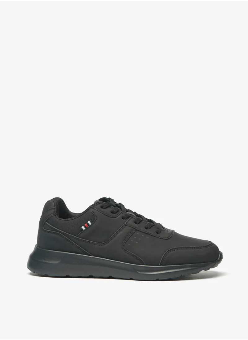 ال بي ال من شو اكسبرس Mens Monotone Panel Detail Casual Sneakers With Lace Up Closure By Shoexpress