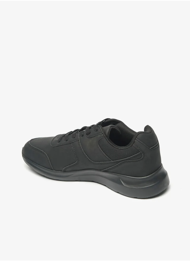 ال بي ال من شو اكسبرس Mens Monotone Panel Detail Casual Sneakers With Lace Up Closure By Shoexpress