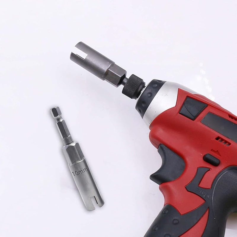 مجموعة مفك فراشة الطاقة 1 4 بوصة رؤوس لصواميل الجناح وصواميل اللوحة والبراغي وخطاف العين 80 مم × 10 مم - Image 4