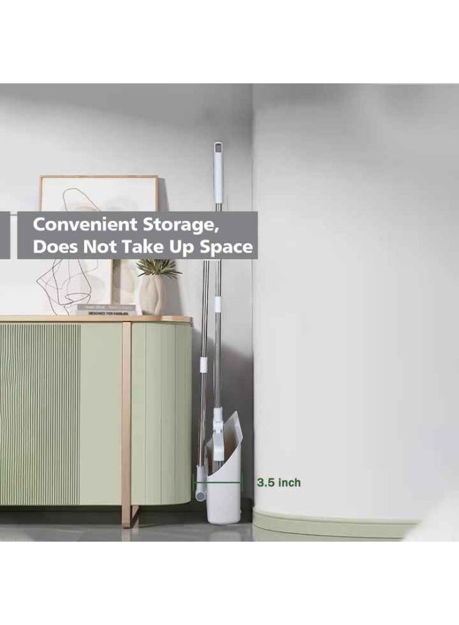 Smart Broom, Dustpan & Floor Brush Set | Innovative Detangling Design | Convenient & Easy to Use | Effortless Effective Cleaning (No More Tangled Debris!) LO - Image 4