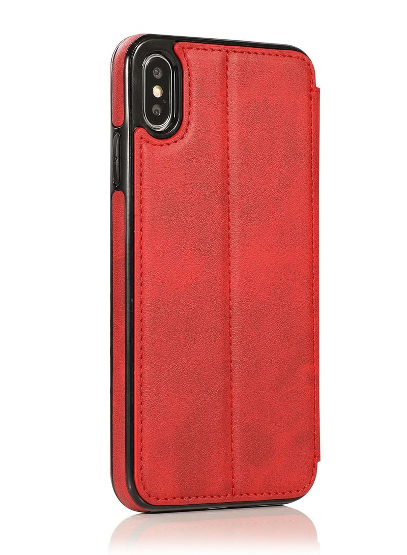 Loquat Suitable for flip iPhone the flip has magnetic suction with card slot - Image 1