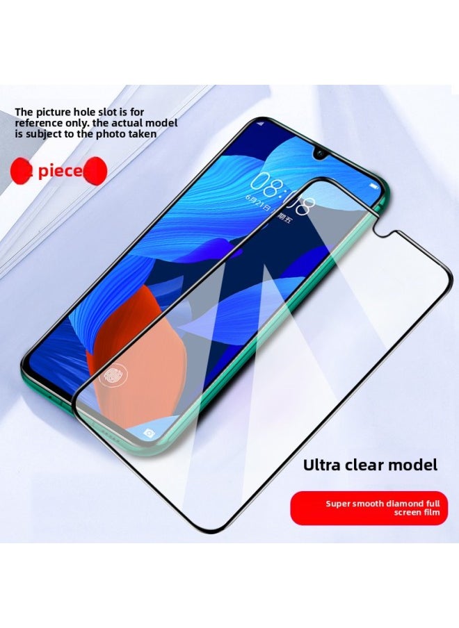 Generic For Huawei Nova 5 Tempered Film Anti-peep For Huawei Nova5Pro Full Screen Coverage Nova 5z Anti-peeping Phone-Colour:[full Screen Covered With Diamond Film]◆Ultra-clear 2-piece Pack-Size:For Huawei Nova 5i Pro  - Image 1
