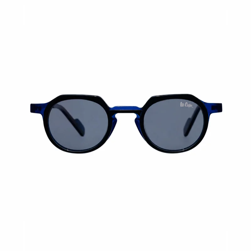 Lee Cooper  1.1 Polarized Sunglasses Black Blue Frame Gradient Grey Mirror Lens 45mm  - LCU10567C1  | Best Price UAE