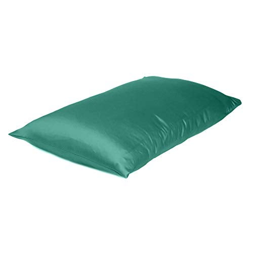 Oussum Satin Pillow Cover Pillowcase Soft and Comfortable Silky for Hair and Skin HomeDecor 1 Piece (Bayberry Green, Regular Size, 18X27 INCHES) - Image 3