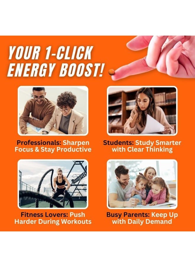 SHO Energy+ Kit Vegan Energy & Focus Supplements 60 Pills-Matcha Extract, Methylated B Complex Vitamin B Complex, and Caffeine Natural Energy Booster for Men & Women Without Crash & Jitters  - Image 5