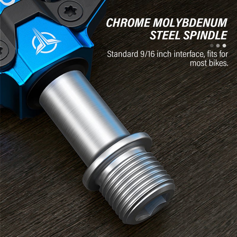 GEWAGE Bicycle Pedal Pedals Aluminum Alloy Flat Platform Applicable Waterproof Bicycle Parts - Image 3