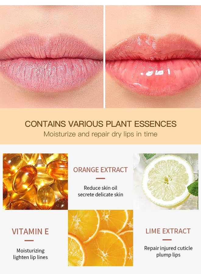 She Loves Orange Bubble Lip Scrub For Women Girl, Apply Evenly And Thinly During The Day, Lip Care Gift For Repairs Dry Chapped And Peeling Lips, Suitable For Use Before Makeup, Create Moist And Elastic Lips - Image 2
