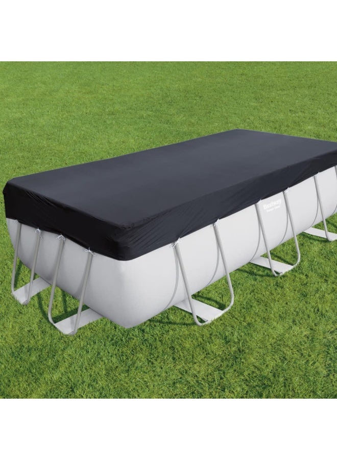Bestway Swimming Pool Cover For Power Steel Rectangular Pools 412x201x122cm - Image 1