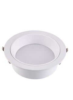 ماركة غير محددة ضوء سقف LED داون لايت SMD، بقدرة 24 واط، مقاس فتحة - 14 سم، متوفر بألوان 3000K/4000K/6500K مع توفير الطاقة، مناسب للاستخدام الداخلي والخارجي، يوفر إضاءة مريحة للعينين، بتصميم جميل وجودة عالية.  - Image 1
