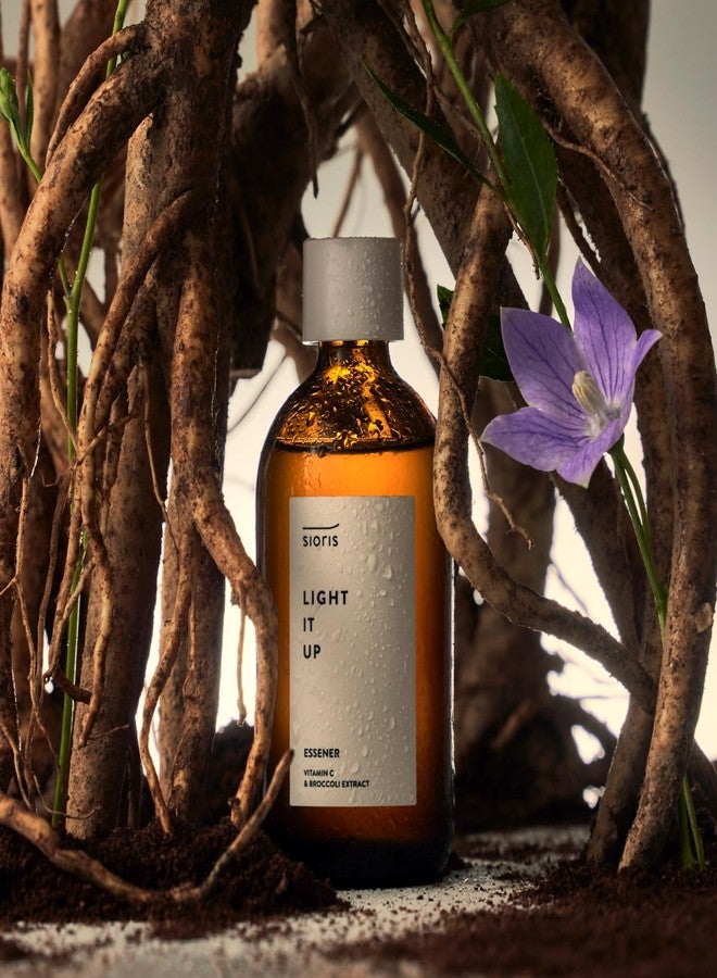 SIORIS سيريس لايت إت أب إيسنسر 100 مل 3.38 أونصة سائلة. مستخلص زهرة البالون والبروكلي للبشرة، مرطب، متجدد ومضيء للعناية بالبشرة الكورية - Image 4