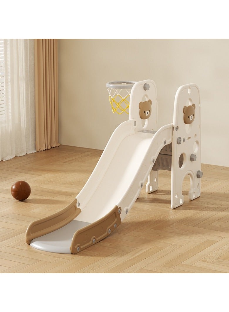 FULL JOY Foldable Slide With Basketball Hoop  - Image 1