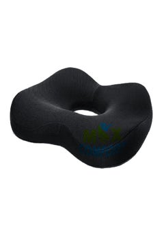 Max Comfort Hemorrhoid Alpha Memory Foam USA Hemorrhoid Seat Cushion, Modern Medical Seat Cushion, Black  - Image 1