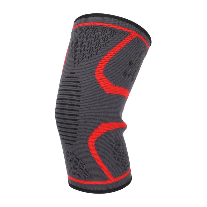 Sports Knee Compression Sleeve Brace Outdoor NonSlip Breathable Knee Support Brace(L ) - Image 3