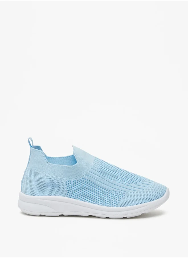 Oaklan by Shoexpress Girls Textured Slip-On Walking Shoes