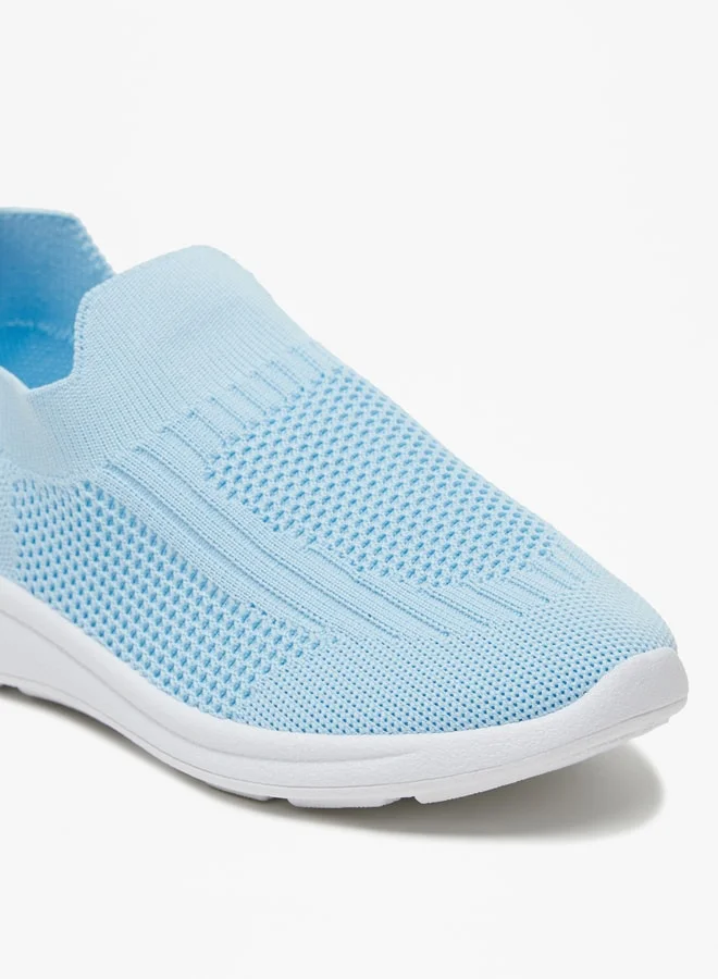 شو اكسبرس Girls Textured Slip-On Walking Shoes