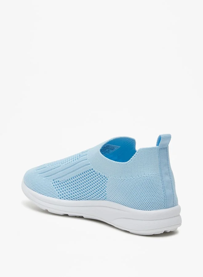 شو اكسبرس Girls Textured Slip-On Walking Shoes