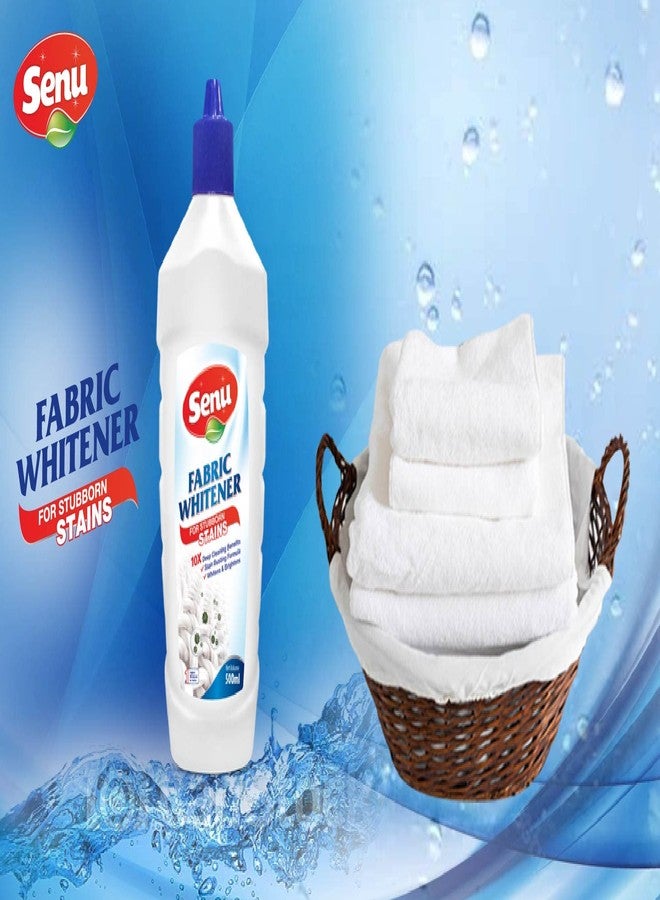 Senu Fabric Whitner/Cloth Whitener for White Clothes For Stubborn Stains Cleaner Whitener Liquid Detergent Each Bottle 500 ml (Pack of 3) - Image 5