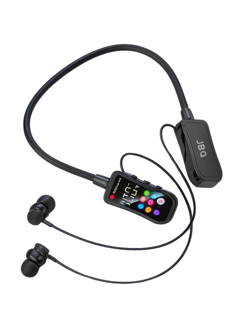 JBQ Magnetic Wireless Neckband Headset with Display, Bluetooth 5.3 Earphones for Singing, Karaoke, Recording, Vlogging, Noise Cancelling, Long Battery Life - Image 4