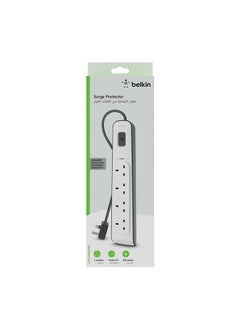belkin 4 Way Surge Protection Strip 2M  - Image 1