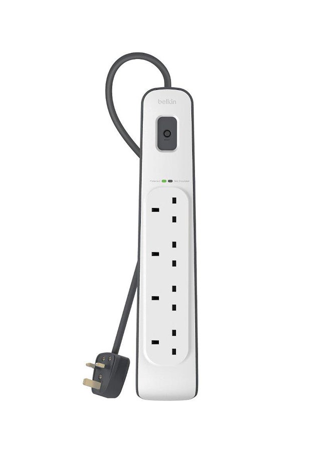 belkin 4 Way Surge Protection Strip 2M  - Image 2