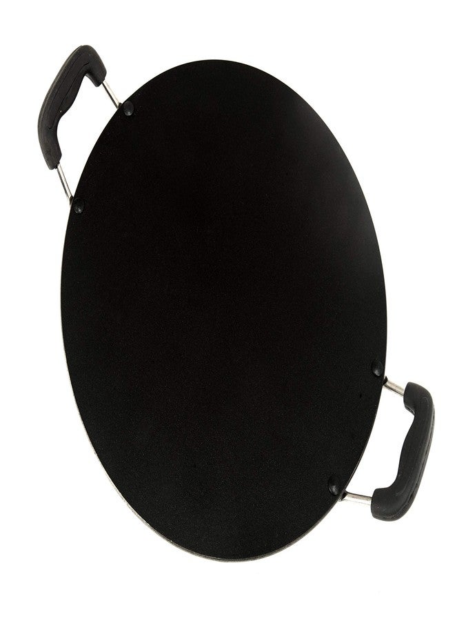 Anjali Aluminium Flat Deluxe Tawa, Black - Image 2