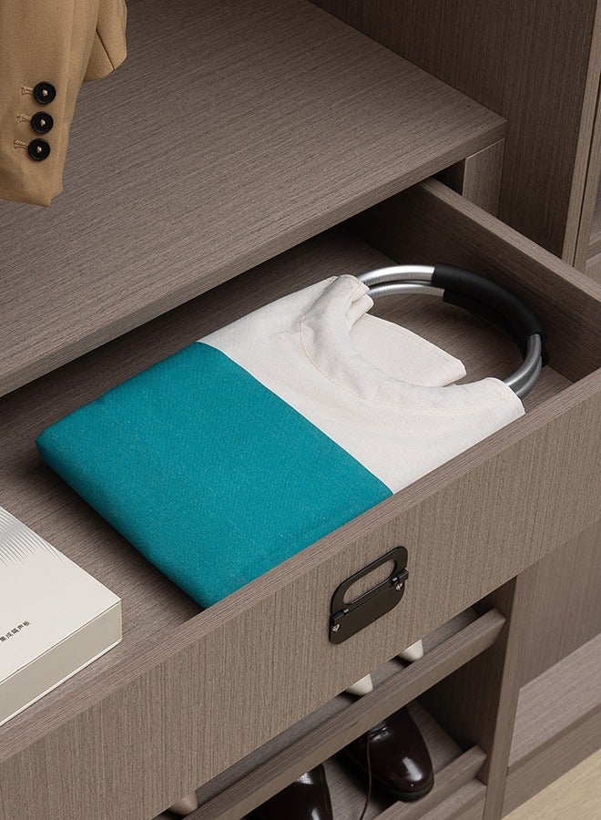 LAWAZIM Waterproof Laundry Basket with Foam Protected Aluminum Handles - Blue - 82L Collapsible, Large Capacity and Odor-Resistant Hamper with Durable Fabric - Ideal for Clothes and Wet Towels - Image 5