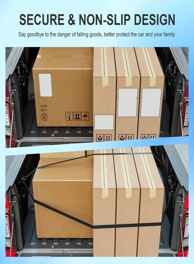 SZYANG أحزمة ربط قابلة للسحب من SZYANG، قطعتان، متوافقة مع فورد F150 موديلات 2015-2024، بديل لأحزمة الربط القابلة للسحب في فورد F-150 موديلات 2015-2024. - Image 3