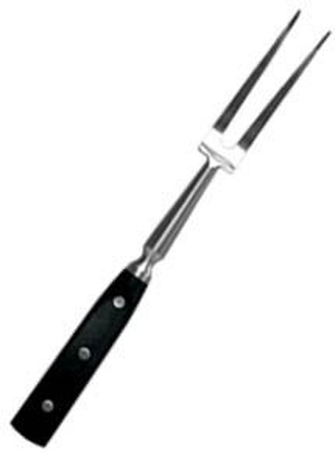 overstockedkitchen THICK FORGE STAINLESS STEEL BBQ FORK CARVING FORK COOK'S FORK COOKS FORK (14 INCH) - Image 2