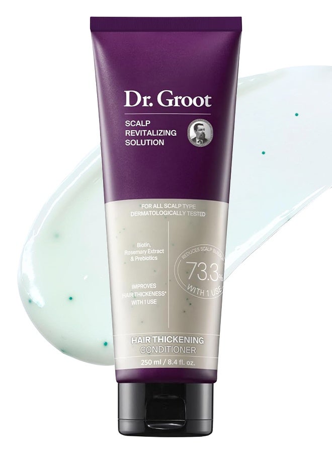 Dr.Groot Dr. Groot Hair Thickening Conditioner For Hair Loss, Thinning Hair, Hair Care, Biotin Scalp Treatment, Clinically Tested, Thicker Hair, Reduces Oil, 250ml - Image 1