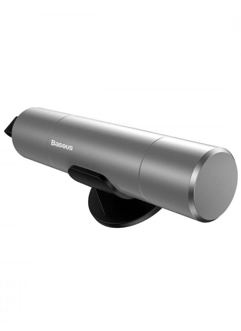 Baseus Baseus Sharp Tool Safety Hammer(Window-breaking+Safety belt cutting）Silver  - Image 1