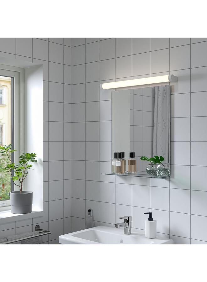 erorex Mirror With Shelf, White, 50X60 Cm - Image 2