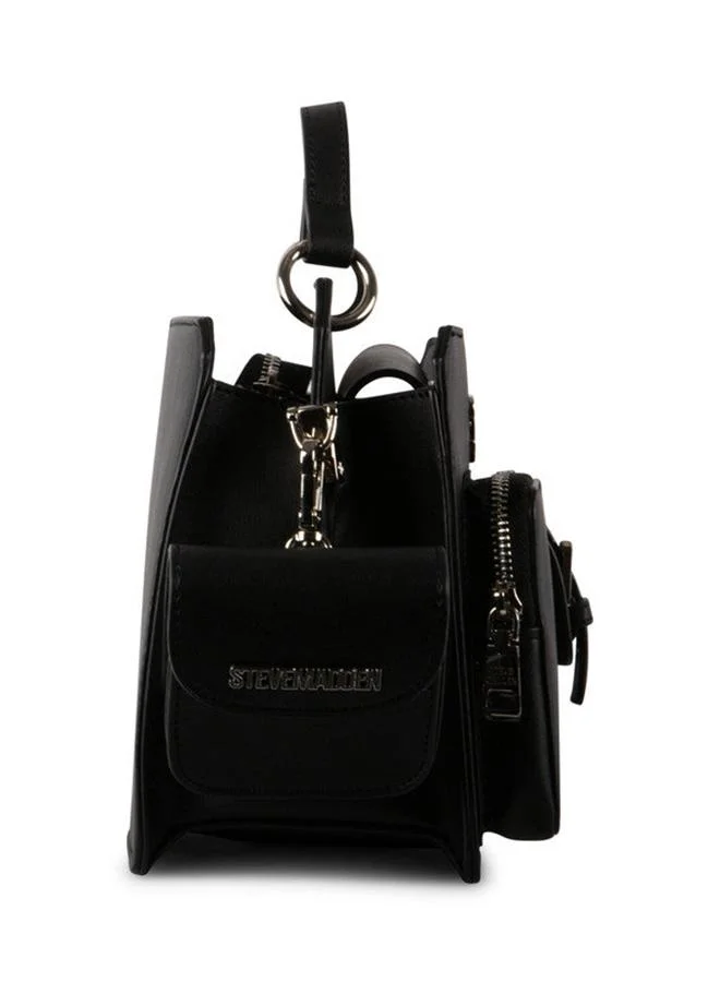 Steve Madden  Bevelyn Mini Black Women's Satchel Bag for Women | Best Price UAE