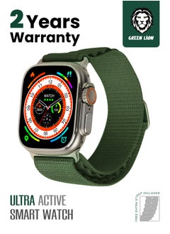 Titanium Case with green Alpine Loop