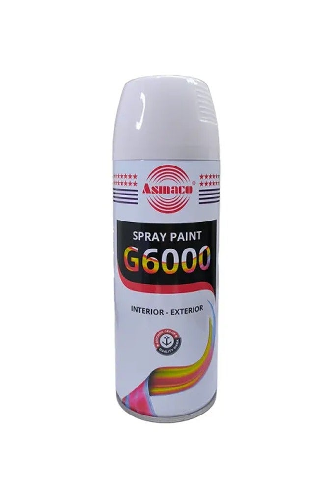 Asmaco spray paint box white- 400 ml - 12 pack - Image 2