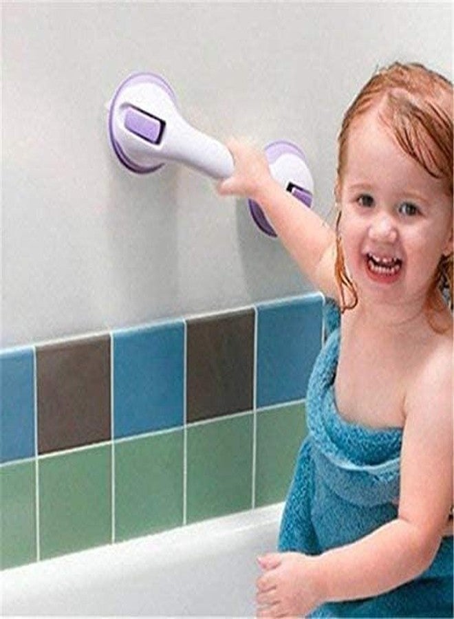 KANUPRIYA Grab Bar Handle Vacuum Sucker Suction Toilet Bathroom Safe Helping Handle Without Drilling Anti Slip Support Shower Support, Bath-tub Support, Door Helping Handle - Image 3