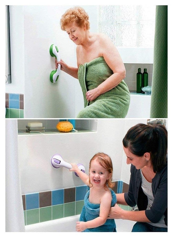 KANUPRIYA Grab Bar Handle Vacuum Sucker Suction Toilet Bathroom Safe Helping Handle Without Drilling Anti Slip Support Shower Support, Bath-tub Support, Door Helping Handle - Image 2