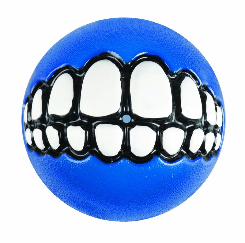 Rogz Fun Dog Treat Ball in various sizes and colors Medium Blue - Image 2